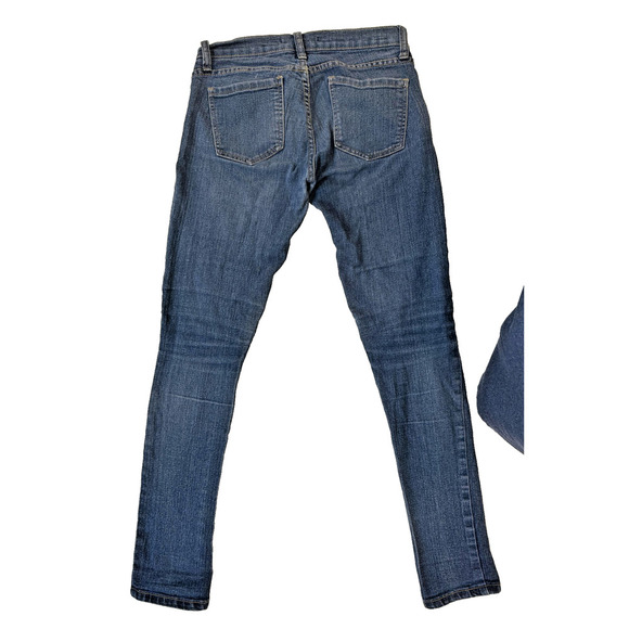 21 Denim Jeans Womens 27 Blue Mid Rise Skinny Stretch Casual Classic Style Pants - Picture 5 of 5